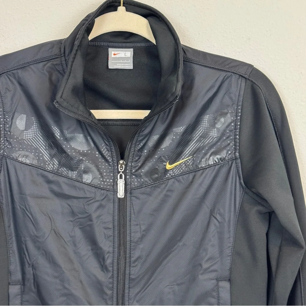 Nike Black Full Zip Softshell Jacket Youth L